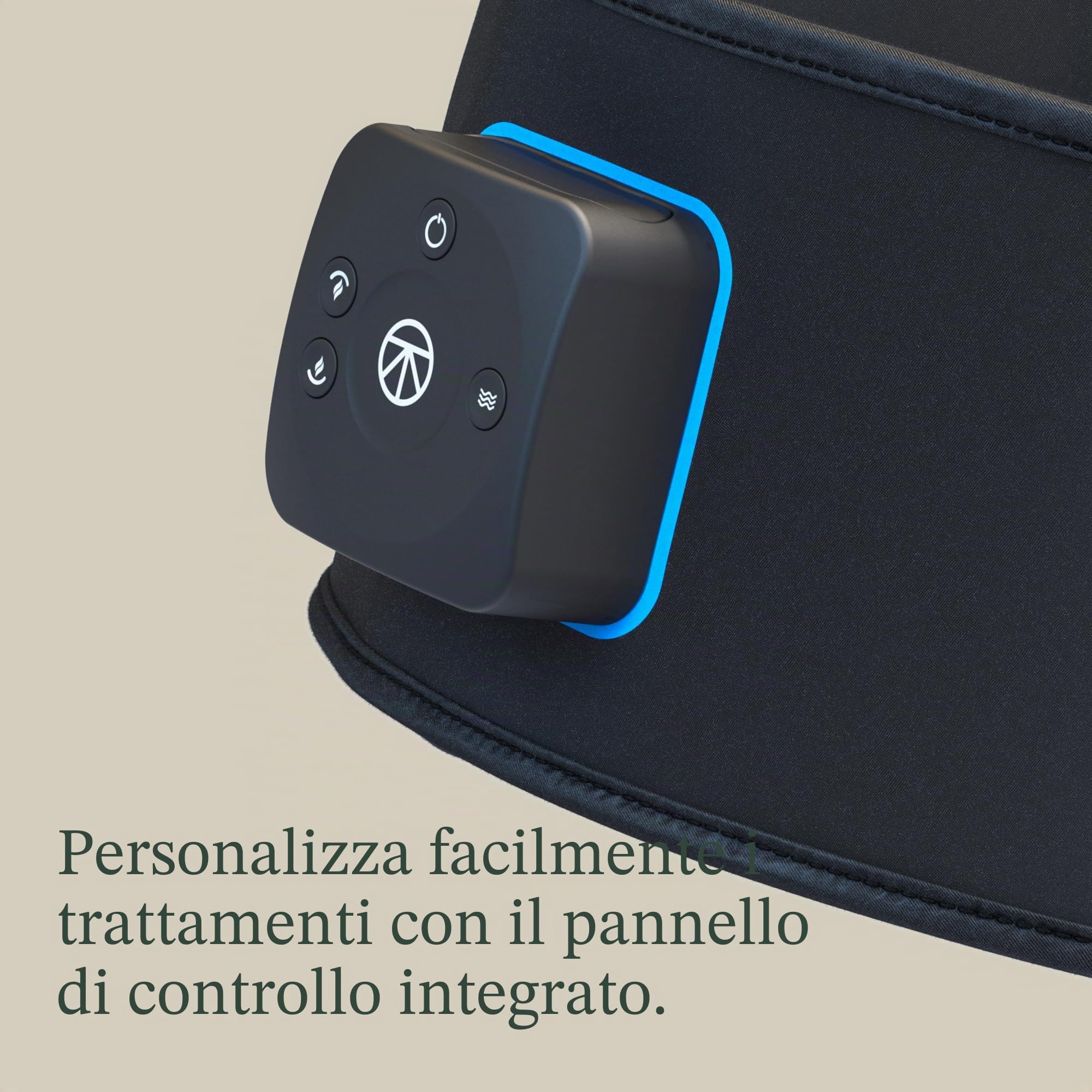 Therabody - RecoveryTherm - Terapia indossabile a base di calore e vibrazioni per alleviare il dolore lombare