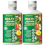 Life\'s Fortune Liquid Multivitamin for Adults Men & Women, Teens - High Absorption Daily Vitamins - Trace Minerals, Amino Acids, Biotin, L-Arginine, - Tropical Flavor, Sugar Free, 32 oz (Pack of 2)