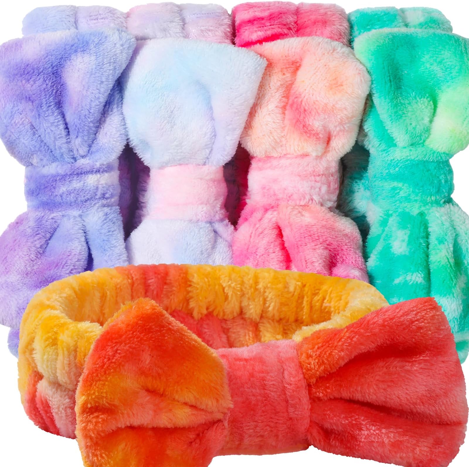 Teenitor Makekup Headband, 5pcs Spa Headband for Washing Face, Skincare, Face Mask