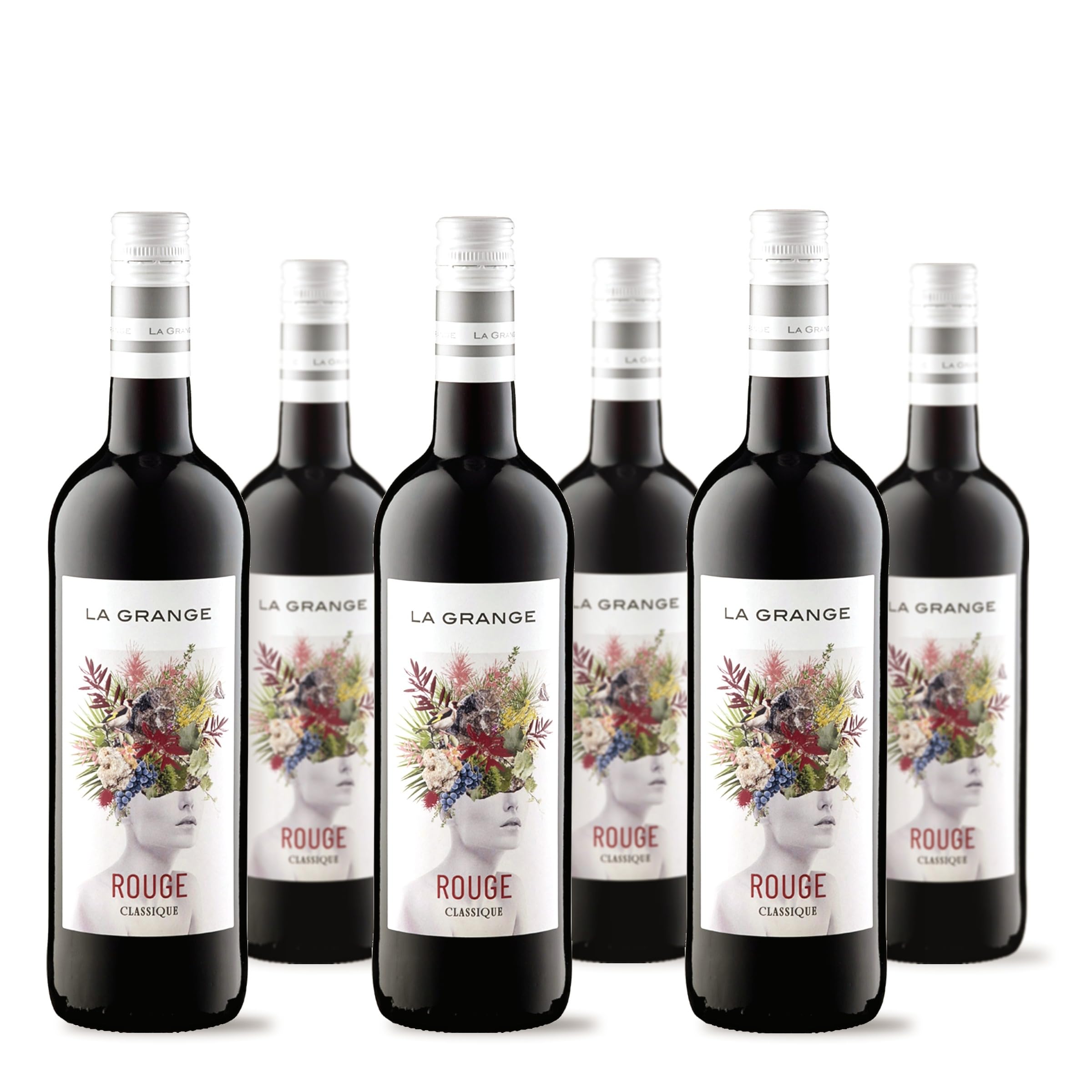 La Grange 2024 Classique Rouge Pays d'Oc trocken (6 x 0,75 l) inkl. weine.de-DropStop