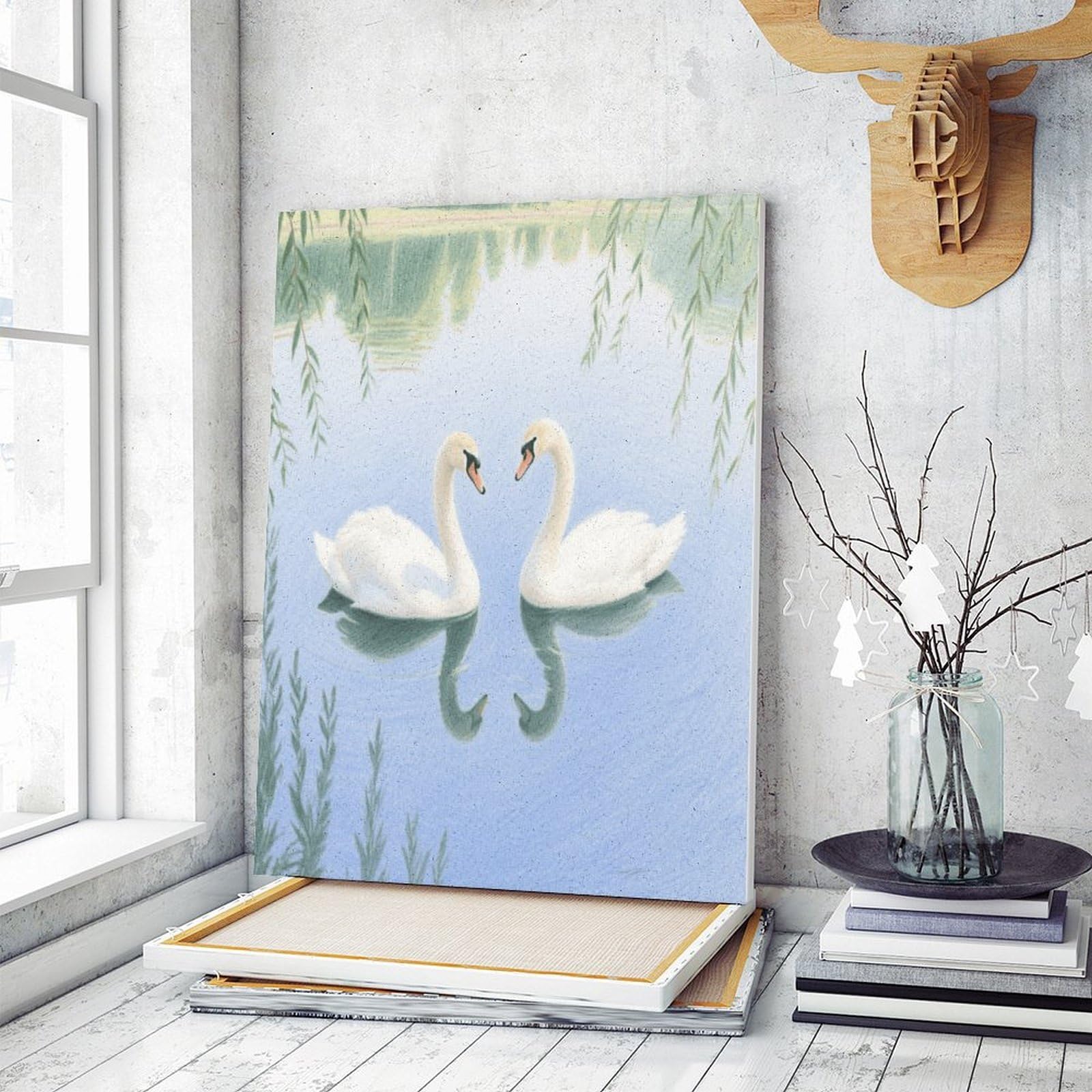 KOAYUBFC Malen nach Zahlen für Erwachsene, Anfänger, Erwachsene, Malen nach Zahlen, Kits auf Leinwand, Acryl-Ölfarben, Malerei mit Pinseln als Geschenk, Wanddekoration