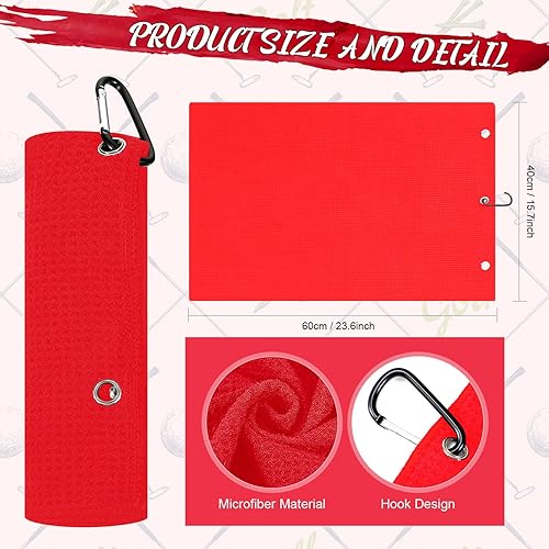 Miniatura 8 de Syhood Kit de limpieza para palos de golf, 21 piezas, accesorios para cepillo de golf, toalla, sacapuntas de ranura, herramienta de reparación de