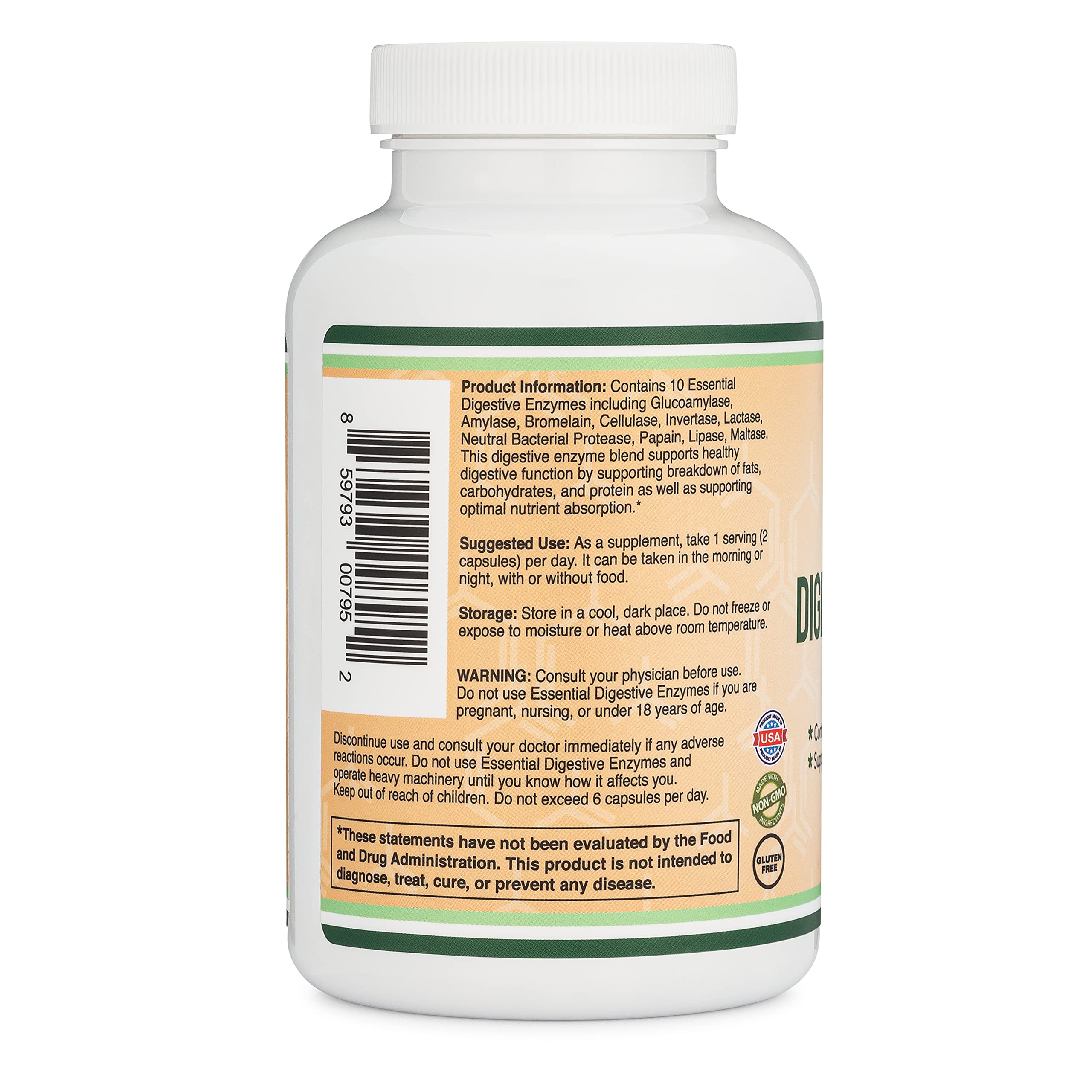 Buy Digestive Enzymes 800mg Blend of All 10 Most Essential Digestive