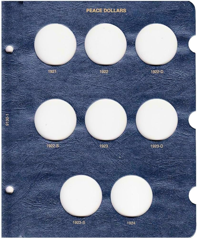 Amazon.com: Whitman US Peace Dollar Coin Album 1921-1935 #9130