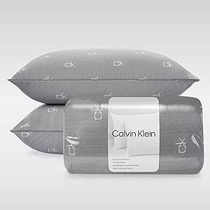 Amazon.com: Calvin Klein Charcoal Knit 20" x 28" Standard/Queen Size