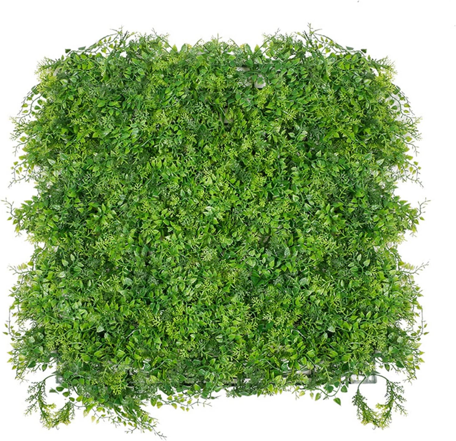 4 PCS Fake Grass Wall Panels 19.7"x19.7" Backdrop Artificial Greenery
