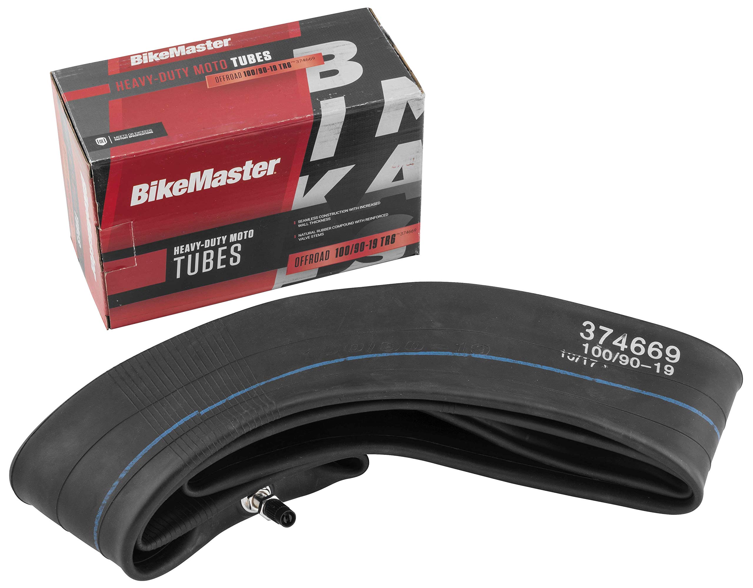 BikeMaster Heavy Duty Motorcycle Tire Tubes 100/90-19 TR6