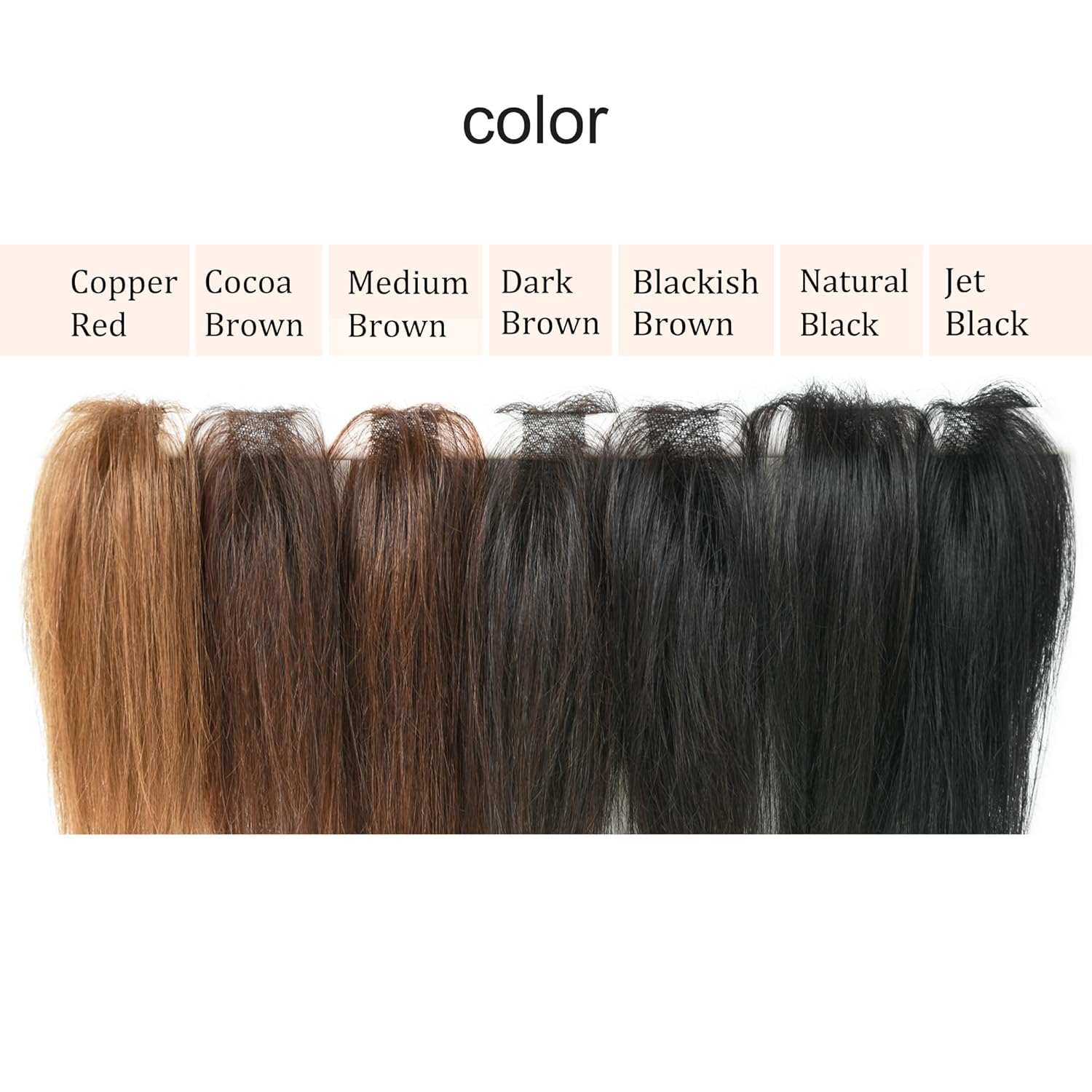 viviaBella Clip in Baby Hair Bangs 100% Hand Made Human Hair Natural Forehead Hairline Clip in Hair Extensions No Trace Patch Hairline for Women (Medium Brown, 1"X5.3", 10")
