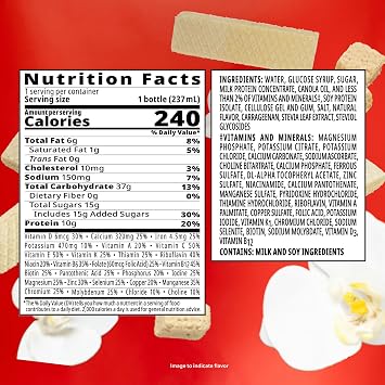 BOOST Original Ready to Drink Nutritional Drinks, Very Vanilla, 8 Fl Oz Bottles, Pack of 24