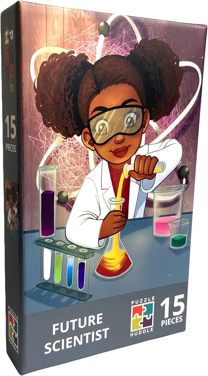 Puzzle Huddle, Future Scientist Girl Kids Jigsaw Puzzle