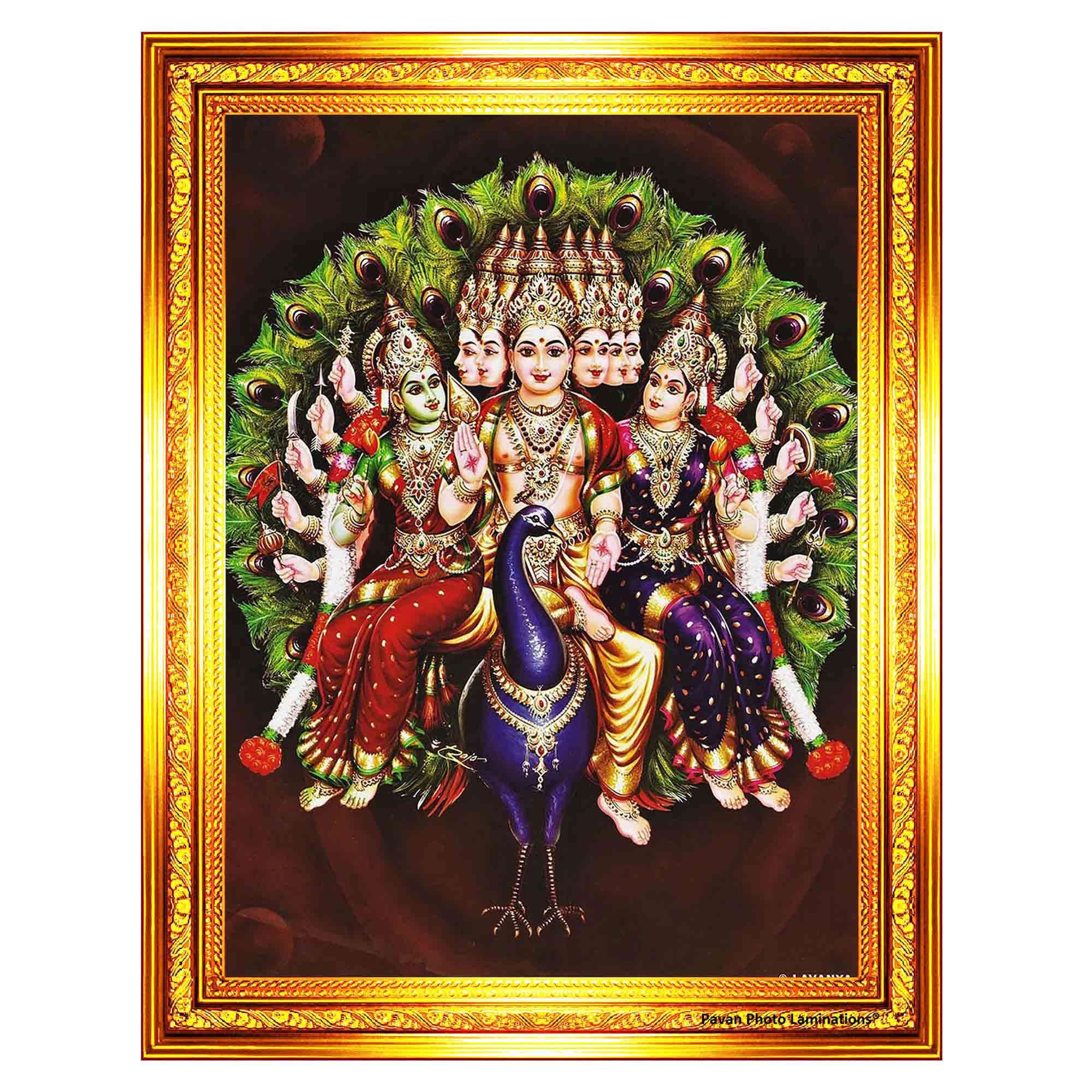 Buy Pavan Photo Laminations Lord Murugan Valli Deivanai Subramanya buy-pavan-photo-laminations-lord-murugan-valli-deivanai-subramanya