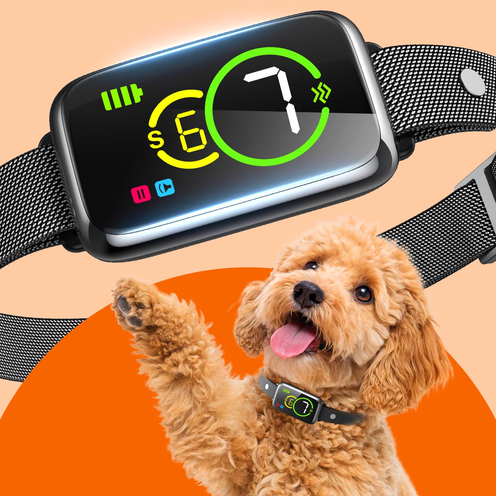 1S Stop Barking Smart Dog Bark Collar