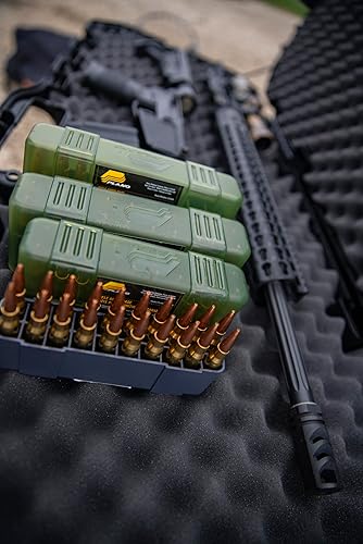 Miniatura 7 de Plano 20 - Funda de munición para rifle redondo con tapa deslizante tamaño mediano