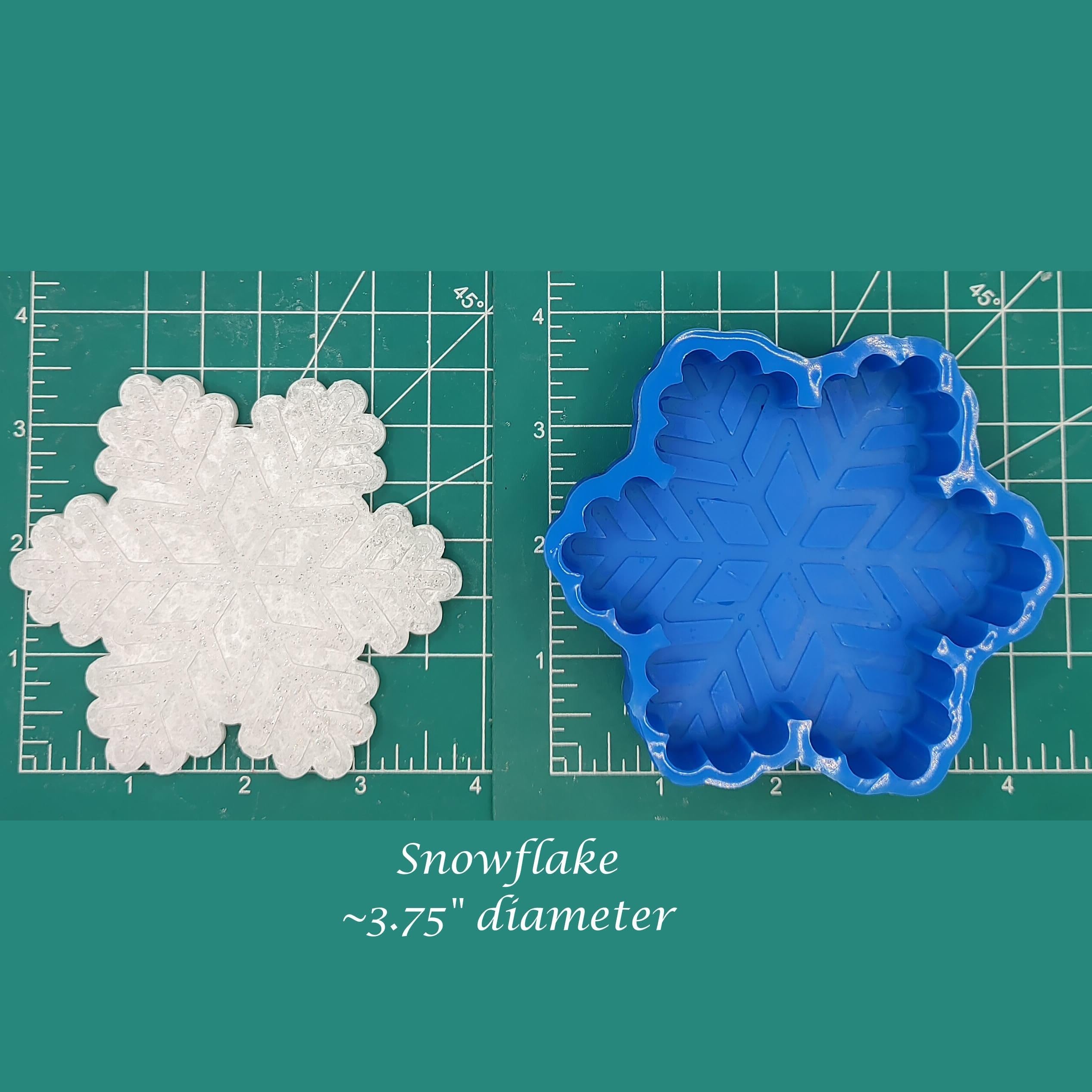 Snowflake - Silicone freshie Mold -