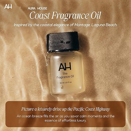 Miniatura 6 de Aura House - Difusor inteligente de aire frío y aceite de fragancia Duo - Difusor controlado por aplicación Bluetooth para el hogar (aceites Collins