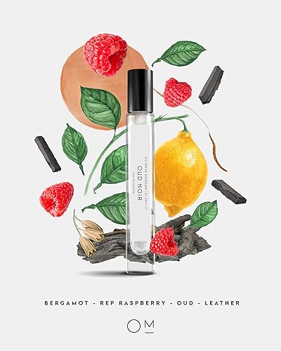 Miniatura 2 de Los Angeles Oud Noir Eau De Parfum Spray  Fragancia de cuero picante amaderado de larga duración  Fragancia en espray para hombres y mujeres, 0.3 fl