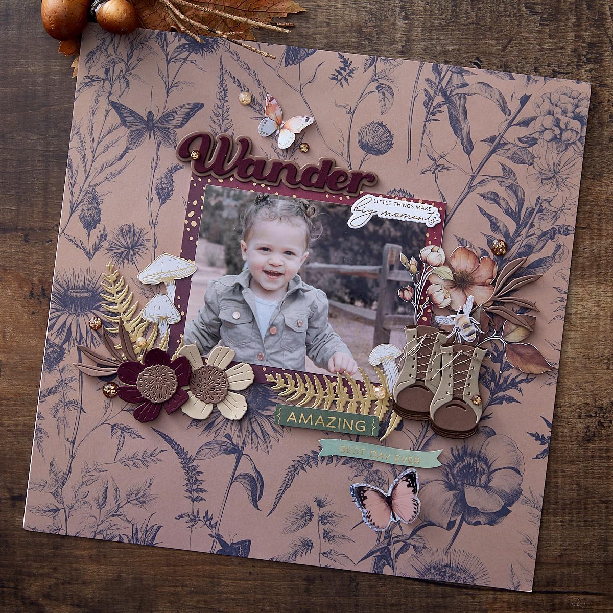 Spellbinders S4-1378 Woodland Tales Sentiments Etched Dies from the Woodland Tales Collection