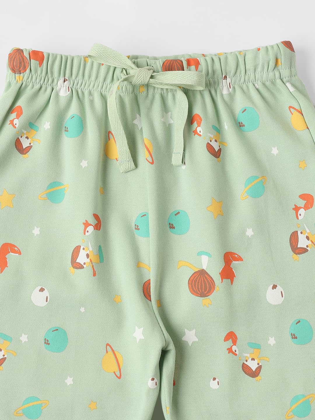 Nautinati Infant Printed Pure Cotton Leggings |Packs | Age 0-2Years Orange - Image 6 thumbnail
