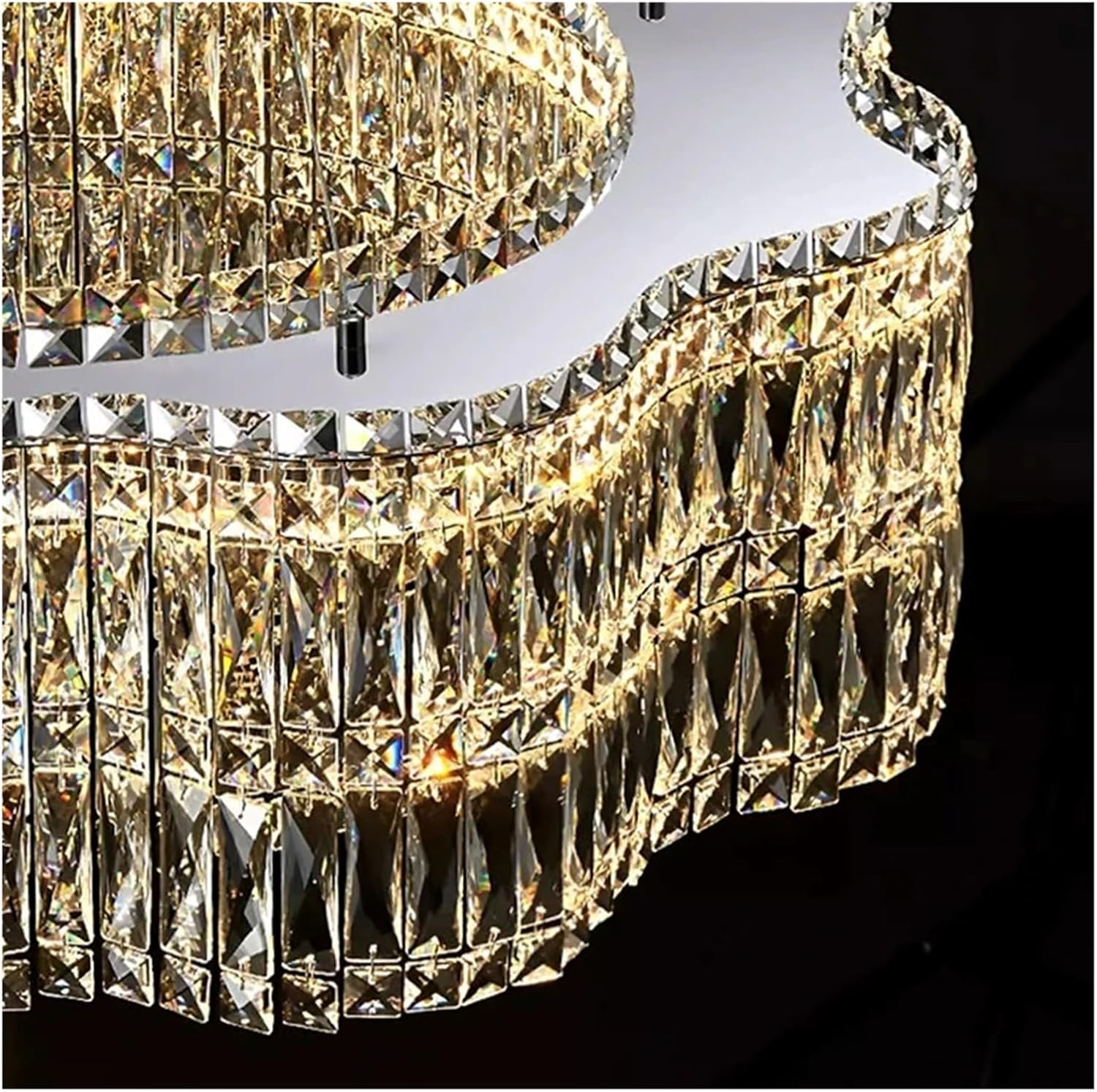 Home DecorationPendant Lights, Luxury Crystal Living Room Chandelier, Dining Room Pendant Lamp, Ceiling Light, Indoor Lighting,luminaire