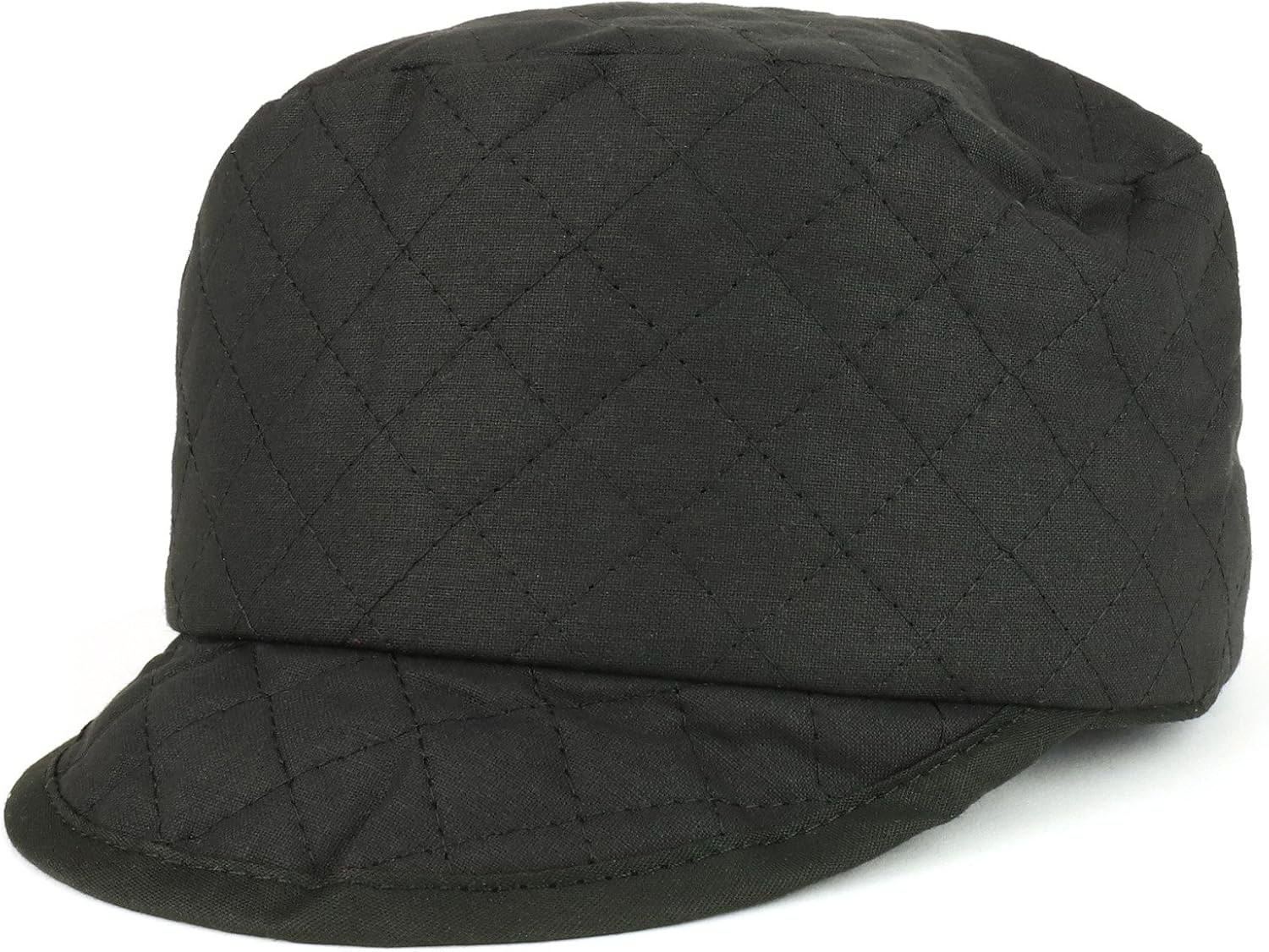 Black Stitching Cotton Soft Welders Cap 