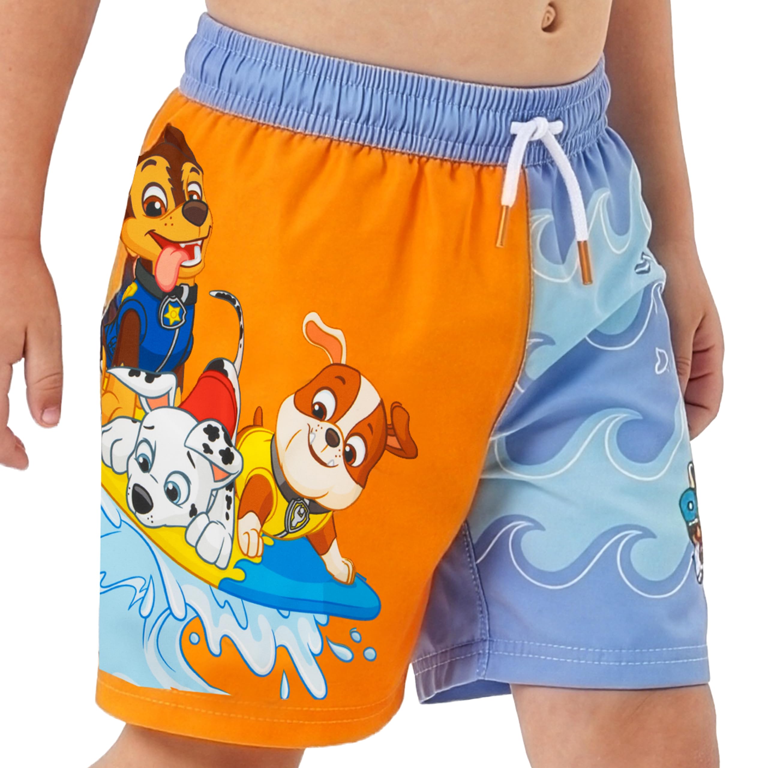 Paw Patrol Costume da Bagno Ragazzo, Chase Marshall e Rubble Pantaloncini da Bagno per Piscina, Mare ed Estate