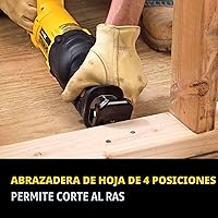 Vista 5 de DEWALT DCS380B 20V Max Sierra reciprocante, Li-Ion, herramienta sola