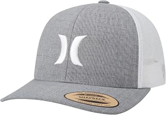 Hurley Mens Cap Del Mar Mesh Panel Trucker Hat with Snap Back