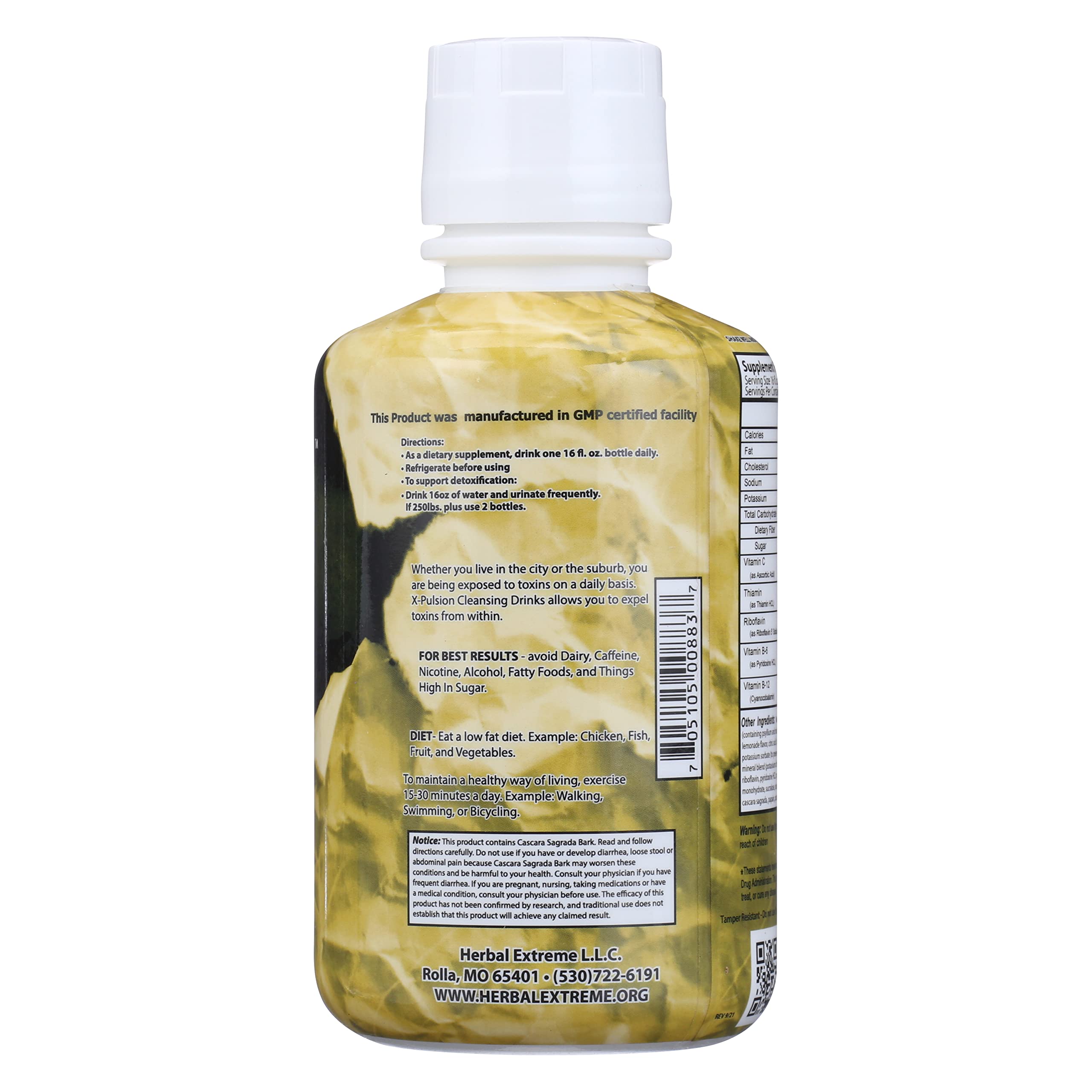 Amazon.com: X-Pulsion by Herbal Extreme 16oz Instant Cleansing