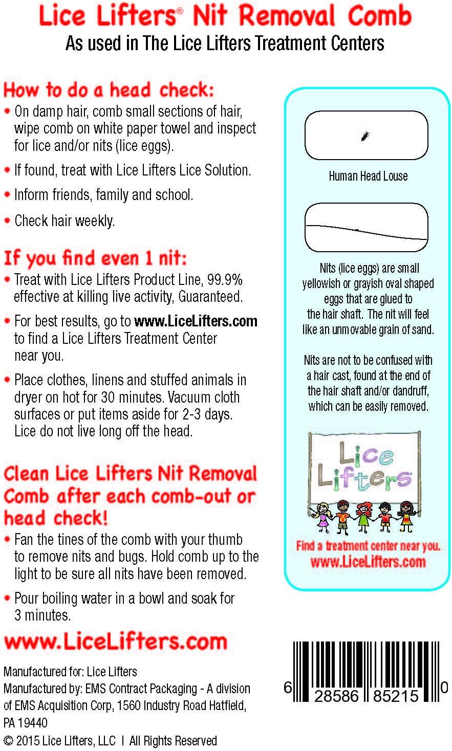 Lice Lifters Steel Comb - Image 3