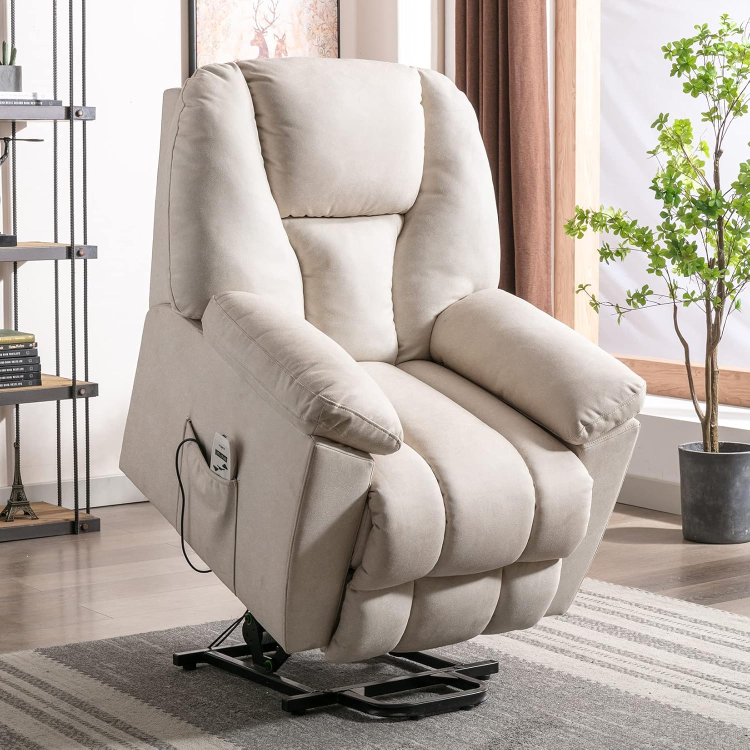 Electric Power Lift Recliner Chair with Adjustable Massage