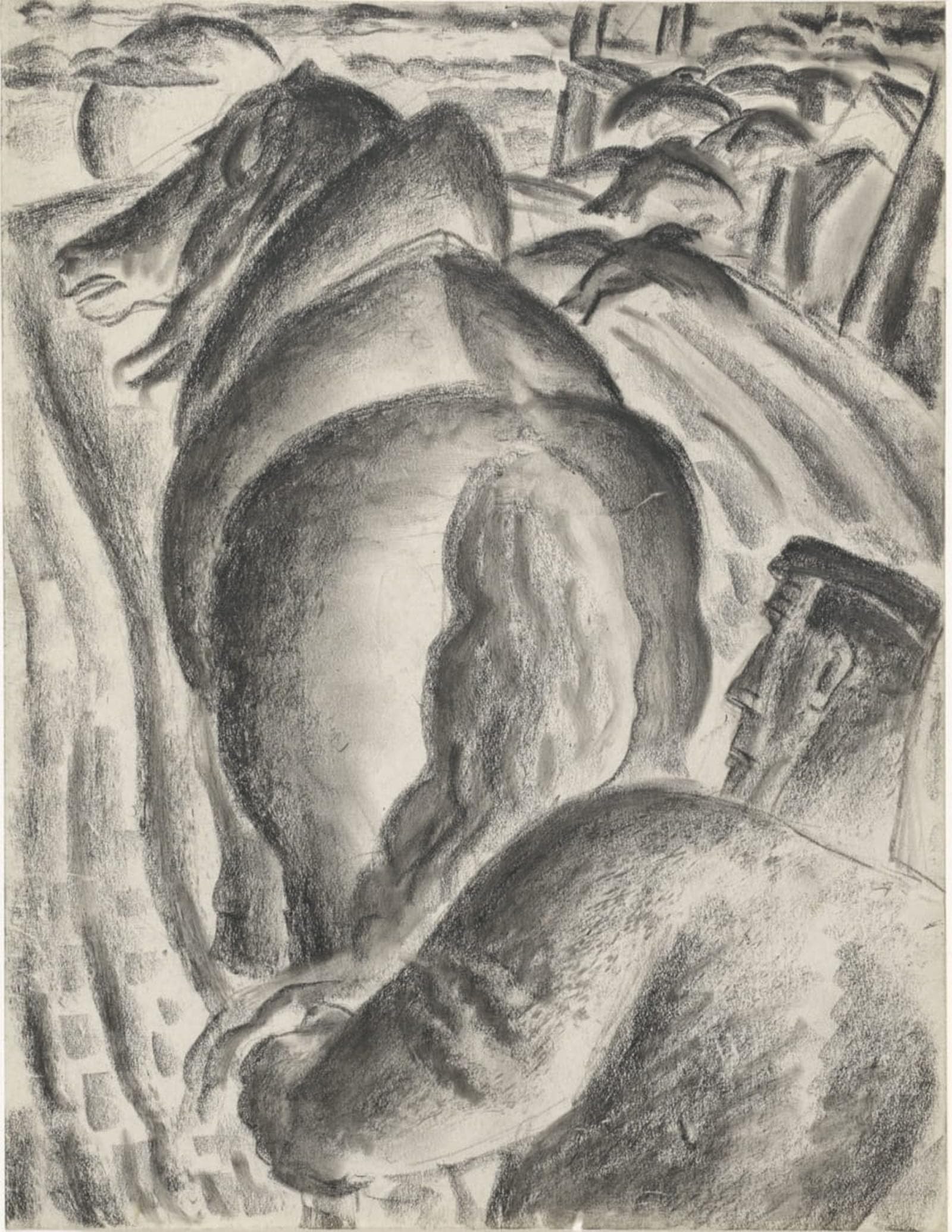 Toile Leo Gestel Fermier avec charrue décoration bureau 60x90cm - 5