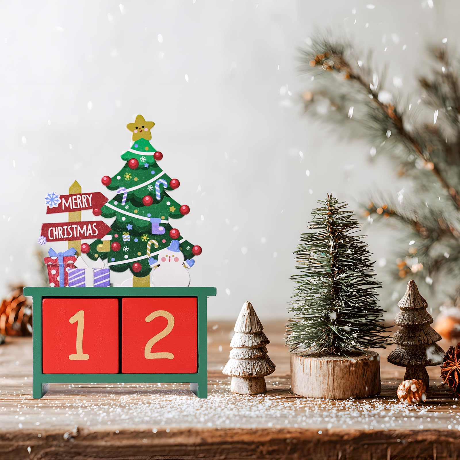 Adventskalender Weihnachten Holz 1