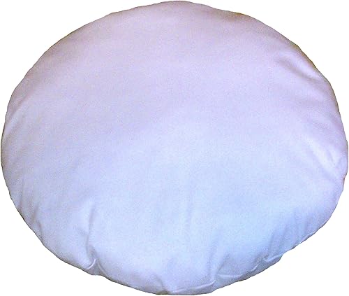 Miniatura 4 de ReynosoHomeDecor Forma redonda de mezcla de algodón blanco de 12 pulgadas de diámetro