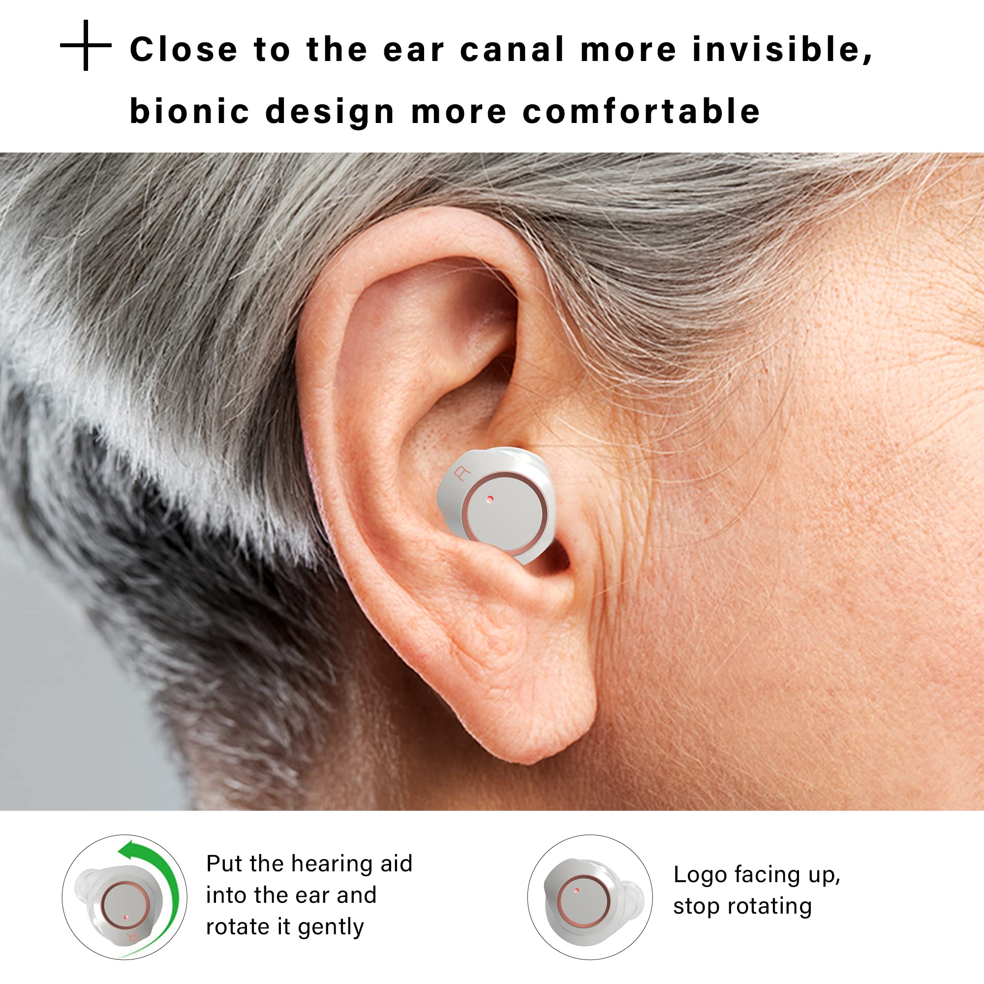 Hearing Aids, AGWILL Digital Hearing Amplifier, Rechargeable Hearing
