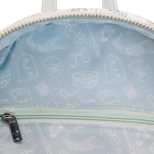 Miniatura 5 de Loungefly Disney Princesses Sketch - Bolso de hombro con doble correa para mujer Multi