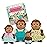 Li\'l Woodzeez - The O\'Funnigan Monkey Family - Set of 4 Collectible Posable Figures with Storybook for Imaginative Pretend Play - Fun Toy for 3+ Years
