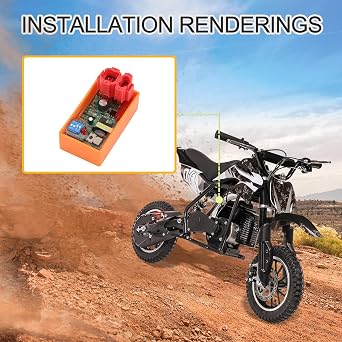 GOOFIT 6 Pin DC CDI Box Replacement for Gy6 50cc 125cc 150cc 200cc 250cc Engine ATV Pit Dirt Bike Go Kart Motorcycle