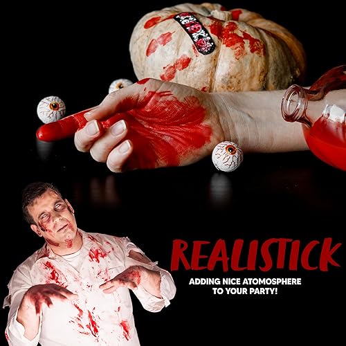 Miniatura 6 de Spooktacular Creations Kit de maquillaje familiar de Halloween de 25 piezas, 12 colores de efecto especial para la cara y el cuerpo, maquillaje de