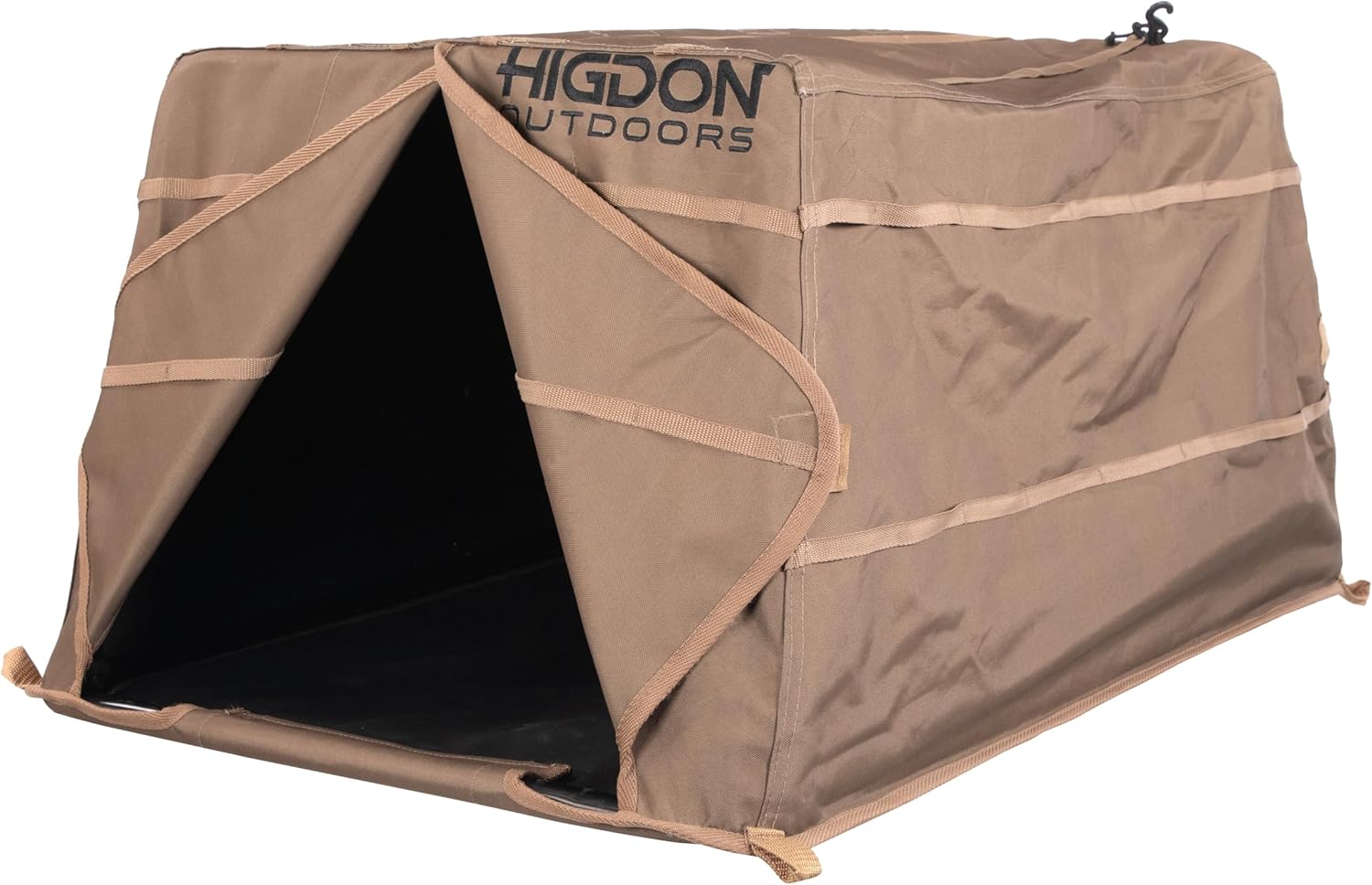 Higdon Outdoors Quick Draw Dog Blind (Dirt) | Perfect Transportable Dog Blind | Weather Proof Blind with Pin Free Rapid Deployment.