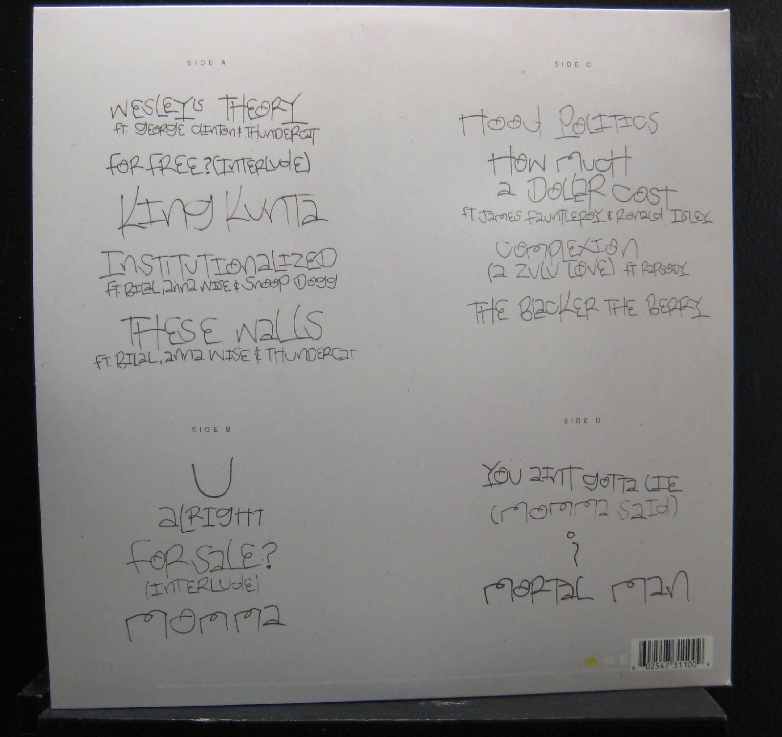 Kendrick Lamar - To Pimp A Butterfly Recordexplicit_lyrics