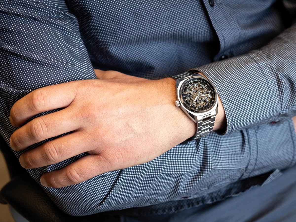 Amazon | Bulova 自動巻き腕時計 96A293 シルバー ブレスレット