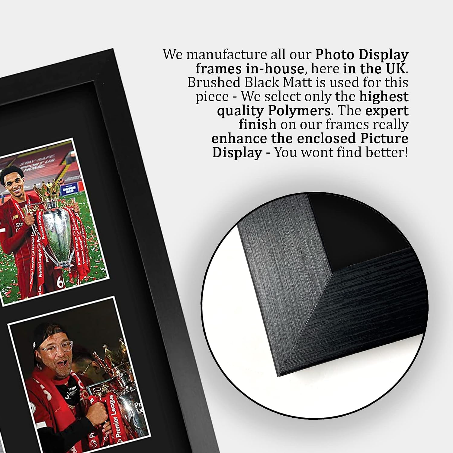HWC Trading Liverpool Premier League Champions 2019/2020 Display Signed 16 x 12 inch (A3) Printed Gifts Autograph Football Print Photo Picture Display - 16" x 12" Framed