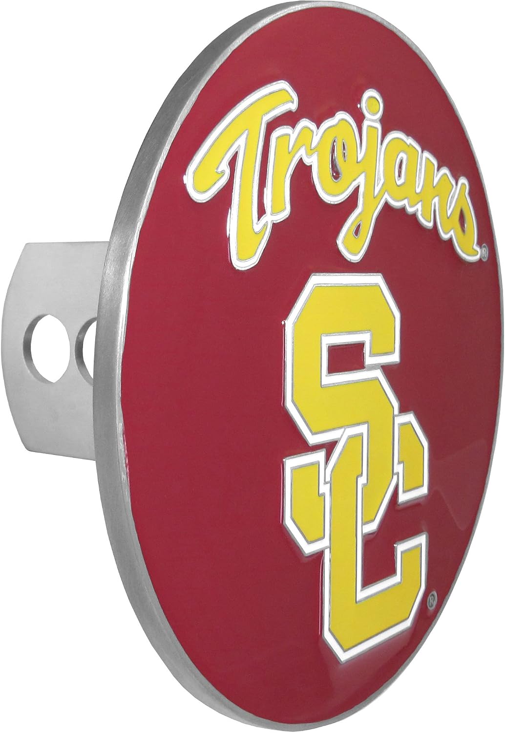 NCAA USC Trojans Trailer Hitch Cover, Class II & III