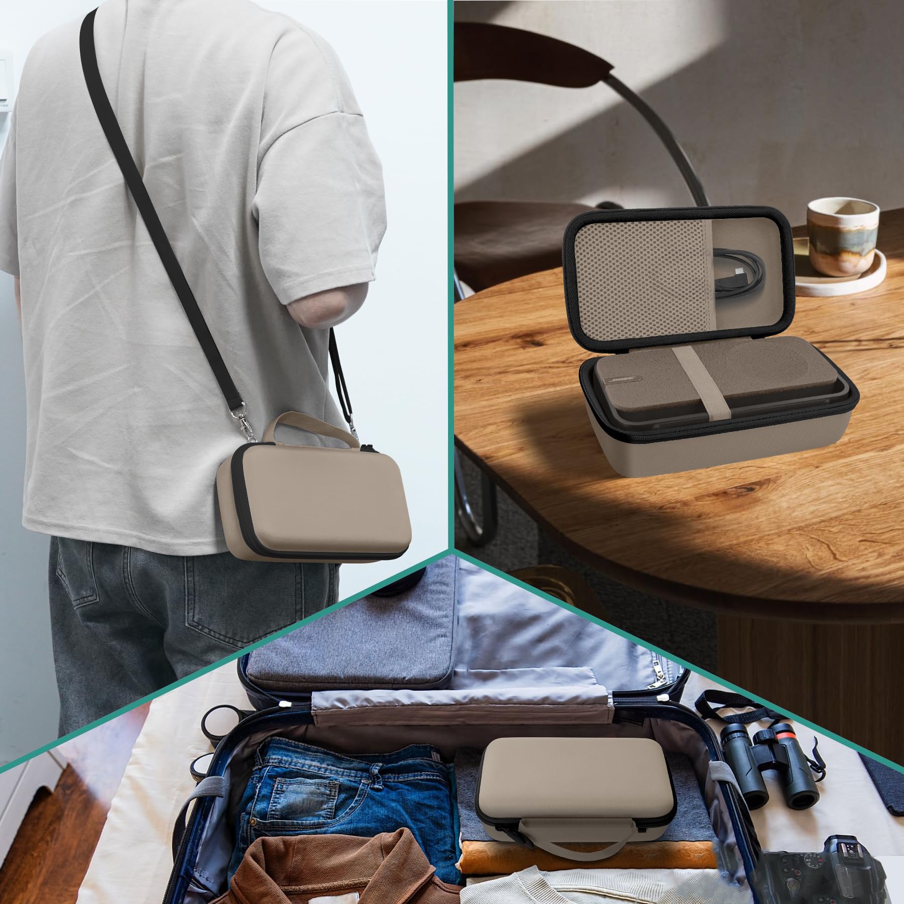 co2CREA Duro Viajar Caja Estuche Funda para Bose SoundLink Home
