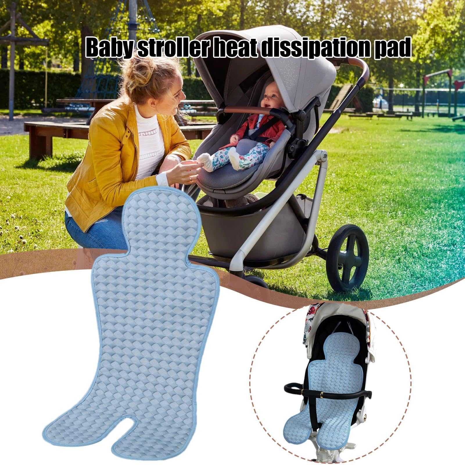 Almohadilla de enfriamiento para asiento de automóvil para bebés, Enfriador de asiento de automóvil para niños - Cojín de hielo para silla Hot Days | Almohadilla de enfriamiento para cochecito de bebé