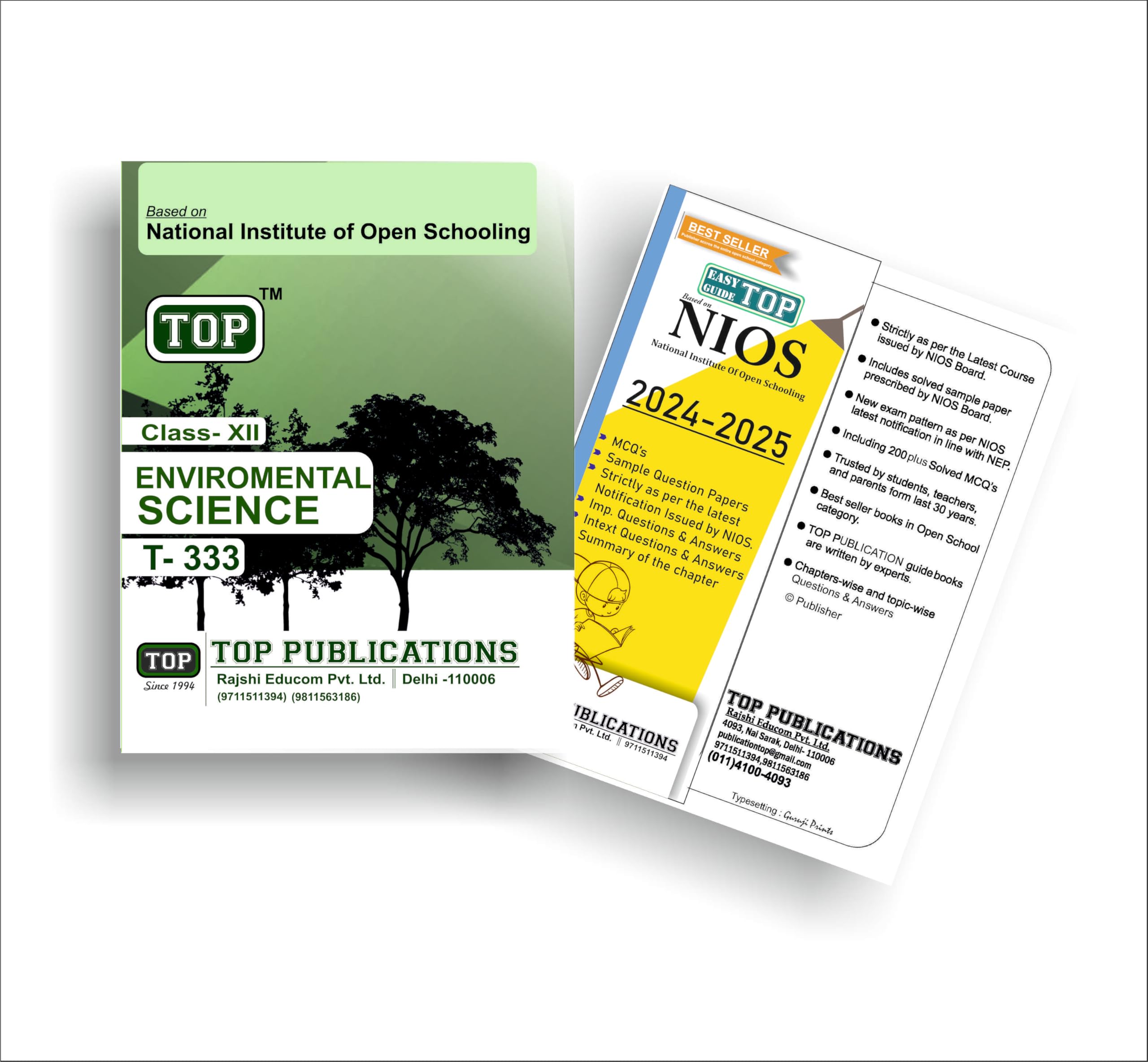 TOP NIOS Class 12 Enviromental Science T-333