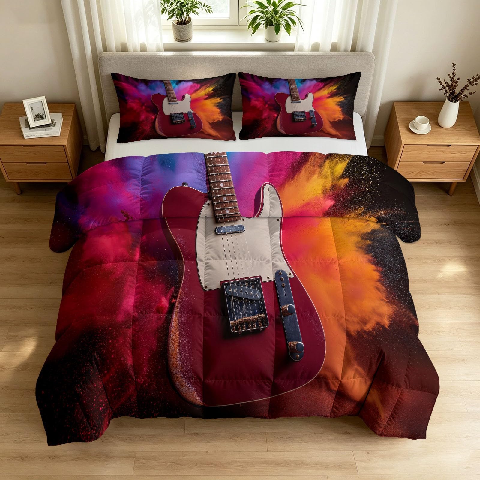 Couette 240 x 260 cm thermorégulatrice en coton lavé pour stopper le froid nocturne