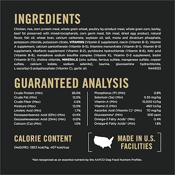 Purina Pro Plan High Protein, Digestive Health Large Breed Dog Food Dry, Chicken and Rice Formula - 47 lb. Bag