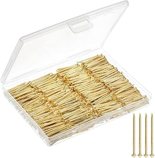 Mr. Pen- Hardware Nails, 600 pcs, 1 Inch, Gold, Small Nails for Hanging Pictures, Finishing Nails, Wall Nails for Hanging, Pin Nails, Hardware Nails, Assorted Nails, Galvanized Nails