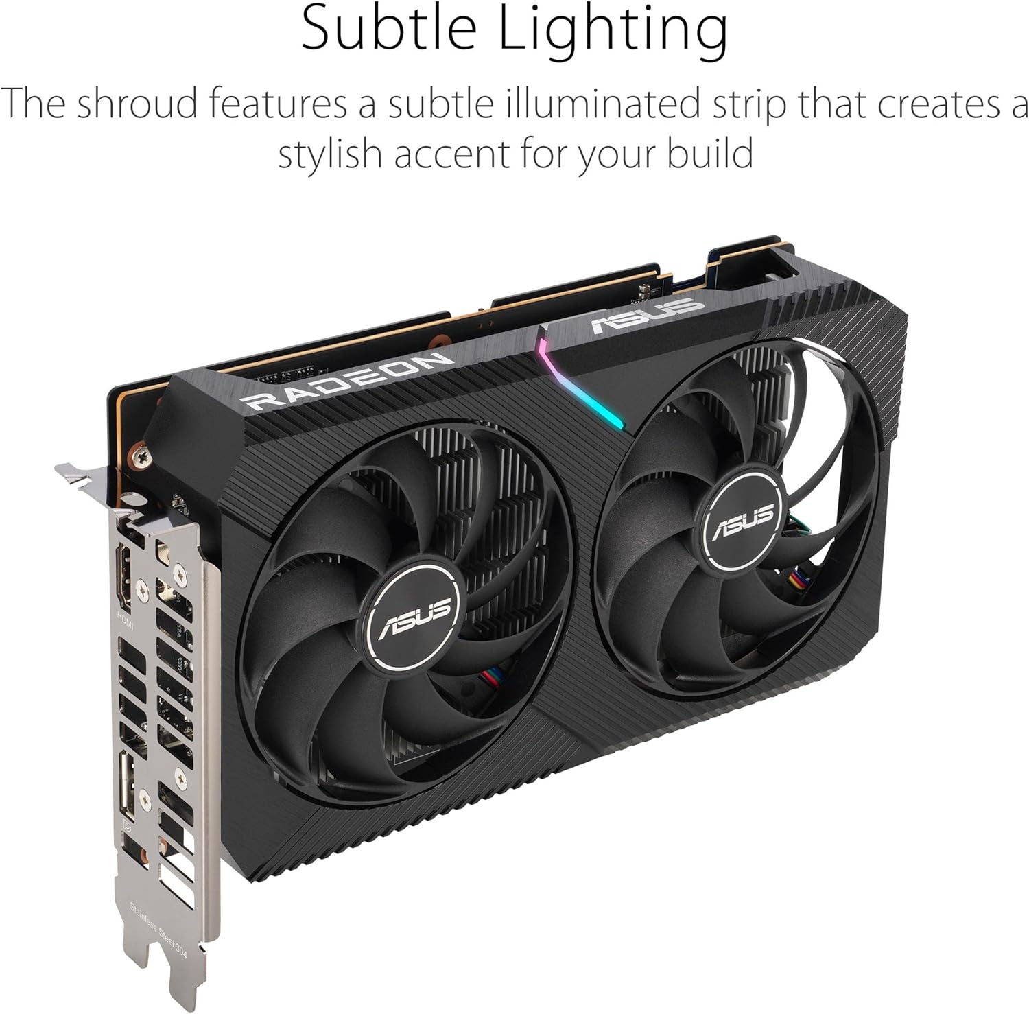 ASUS Dual AMD Radeon RX 6400, Scheda Grafica Gaming, AMD RDNA 2, PCIe 4.0, 4GB GDDR6, HDMI 2.1, DisplayPort 1.4a, Ventole Con Design Axial Tech, Tecnologia 0dB, Nero ASUS Dual AMD Radeon RX 6400, Scheda Grafica Gaming, AMD RDNA 2, PCIe 4.0, 4GB GDDR6, HDMI 2.1, DisplayPort 1.4a, Ventole Con Design Axial Tech, Tecnologia 0dB, Nero